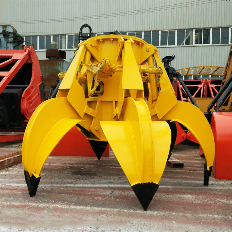 现代卸沙卸火车斗挖斗300贝型斗挖机贝壳斗抓斗