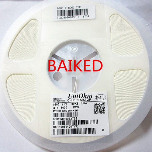 0805 1% 80K6 1/8W RF0805-80.6K 0805W8F8062T5E UniOhm