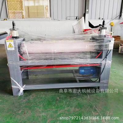 家具门板厂粘合压板用辊胶机自动下胶胶量均匀宏大单面涂胶机