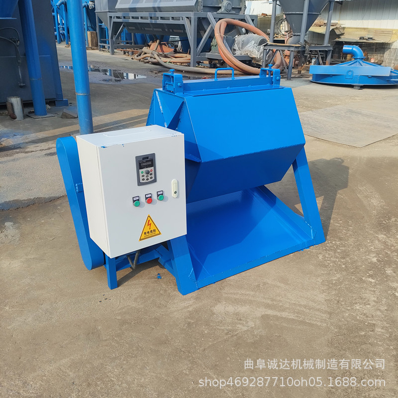 火烧铁批量处理除锈研磨机 冲压件六角滚筒抛光机 滚筒抛石机设备