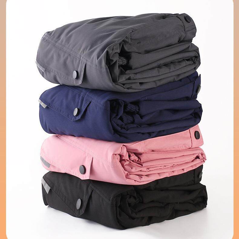 户外雪地徒步保暖冬季冲锋裤加绒加厚男女童防水防风登山滑雪裤