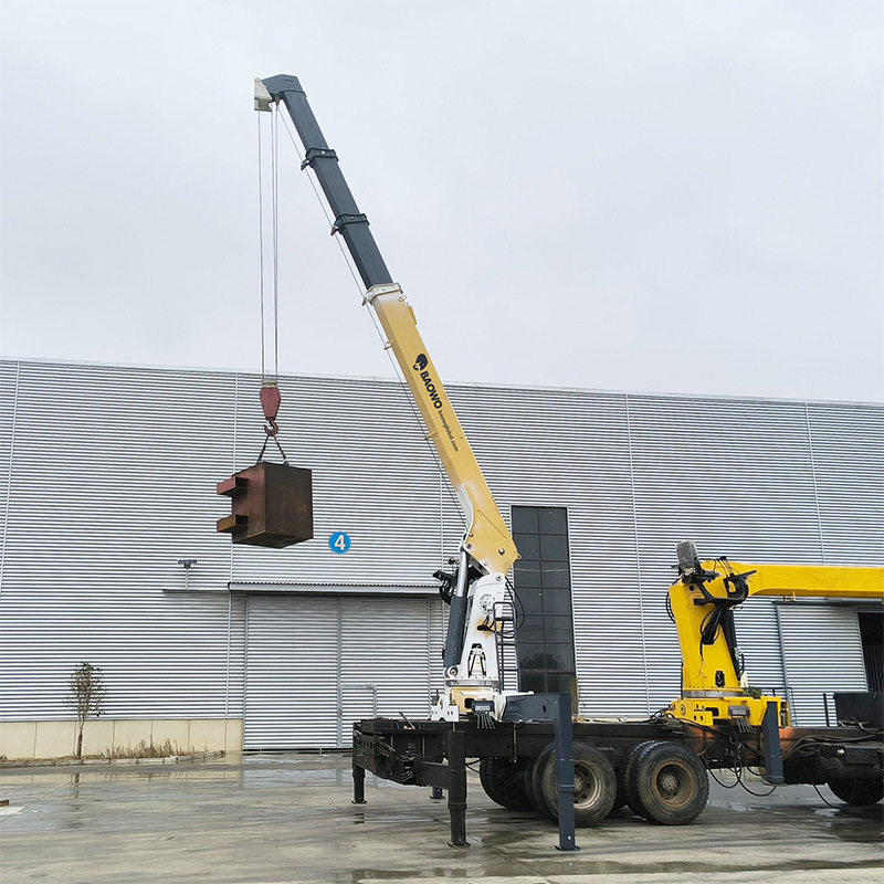 SQS250A-4直臂随车吊10吨小型吊机25吨工地重载重型汽车起重机