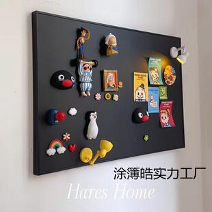 磁吸黑板电表箱遮丑神器客厅配电箱遮挡装饰画免打孔新款装饰创意