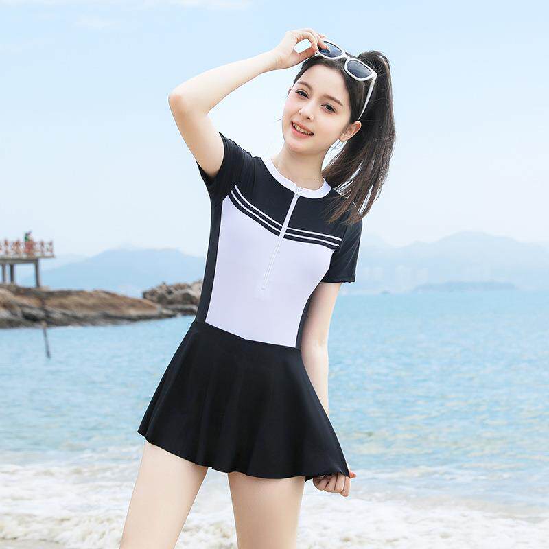 儿童泳衣温泉女孩女童泳装中大童2024新款青少年学生连体少女泳衣