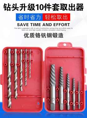 断丝取出器取丝器断头滑牙螺丝取出器水管断裂反牙工具套装