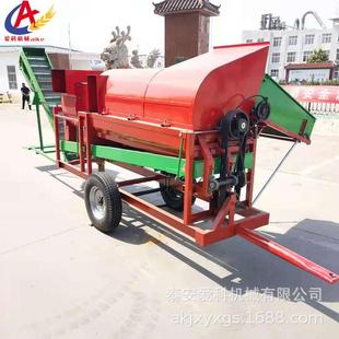 自动装袋花生脱果机新型花生秧果分离机新款摘花生机三项电打果机