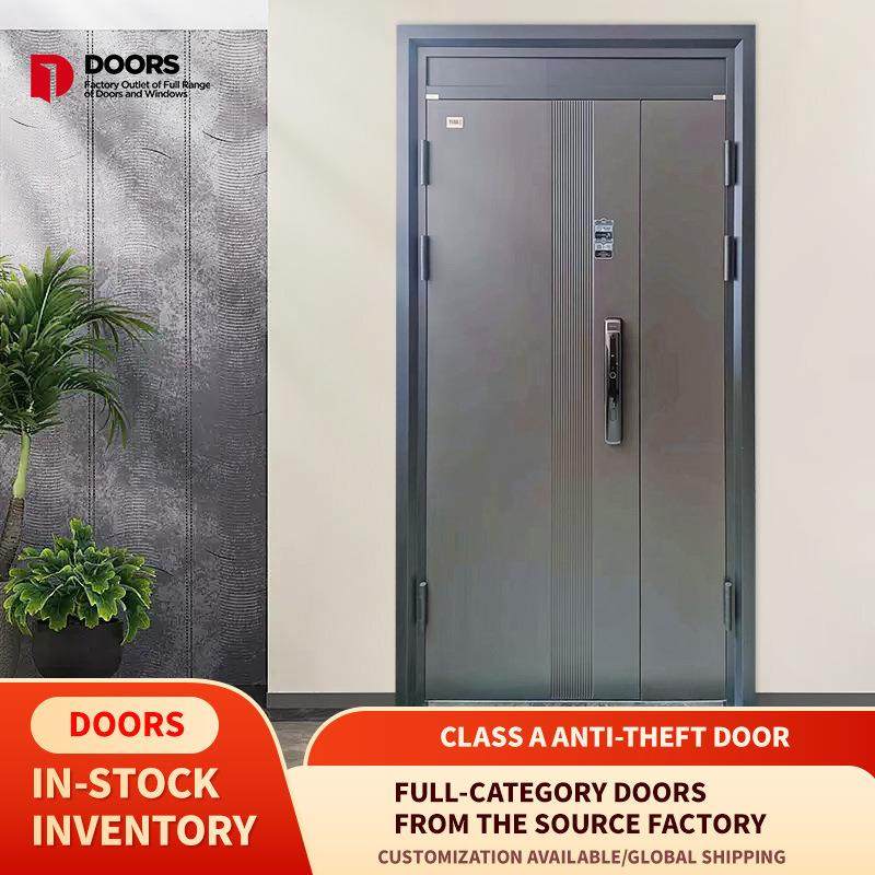 599款子母门标准甲级广西钢制九公分入户家用防盗隔音出租房