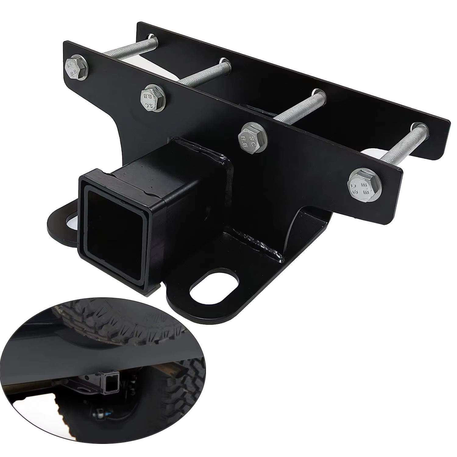 牵引挂钩拖车套件适用于吉普牧马人JL2018+JLU挂钩接收器2/4门