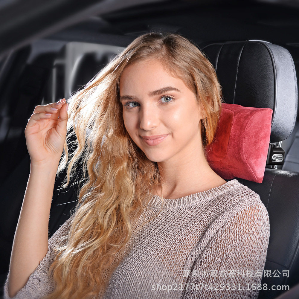 跨境头枕旅行枕 汽车调节车载颈枕记忆棉靠枕 多功能汽车头枕u型