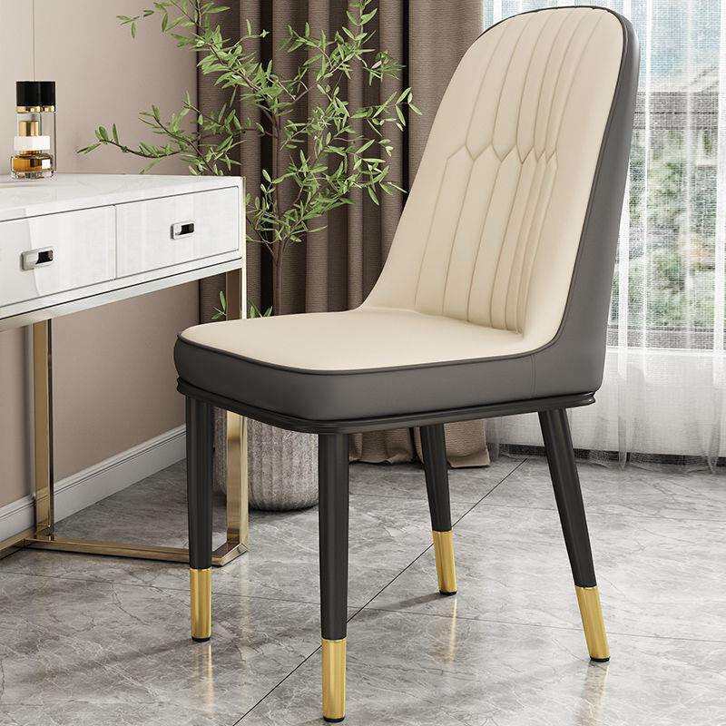 意式轻奢现代家用高级感餐桌椅子北欧现代风软背简约餐厅靠背椅子