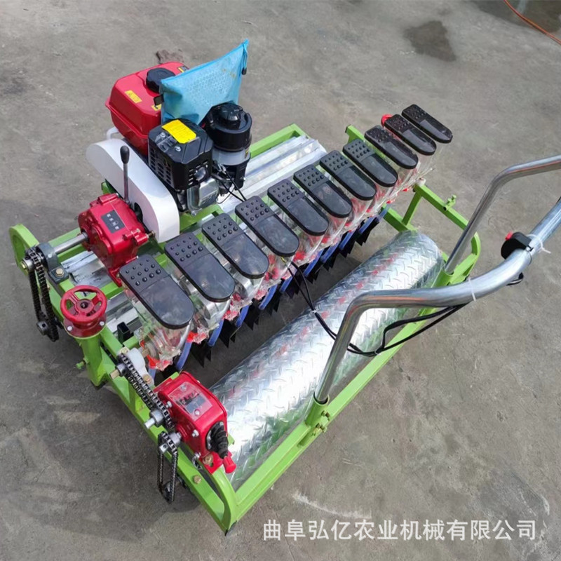 种菠菜香菜油菜手推多行播种器大葱育苗点播机多用途小颗粒精播机
