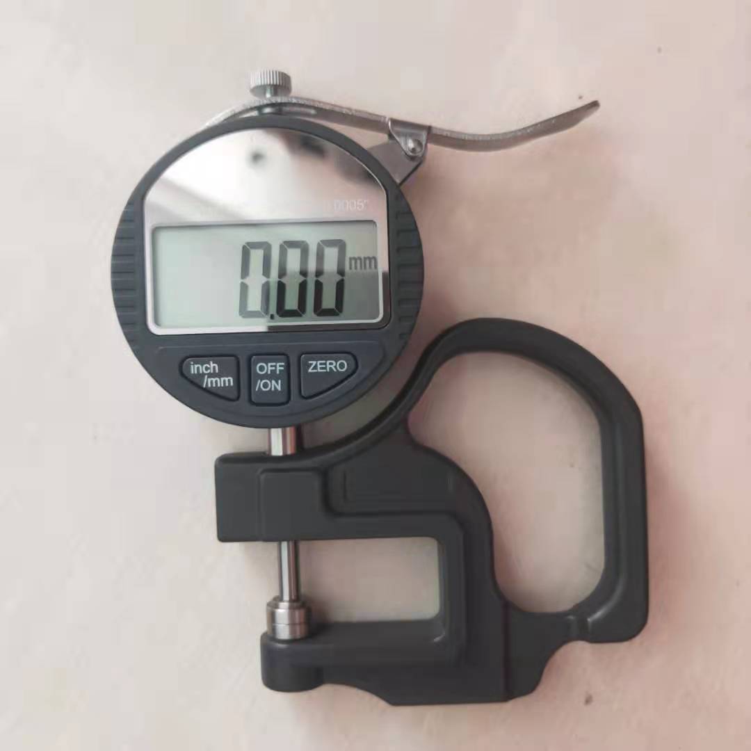 数显测厚规0-10MM/0.01手持式卡规 纸张薄膜百分测厚仪