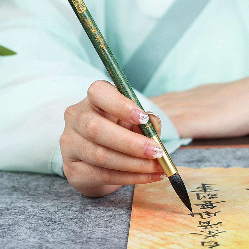 善琏湖笔毛笔专业级王小卫大师高档套装狼毫中楷行书篆书草书兰竹