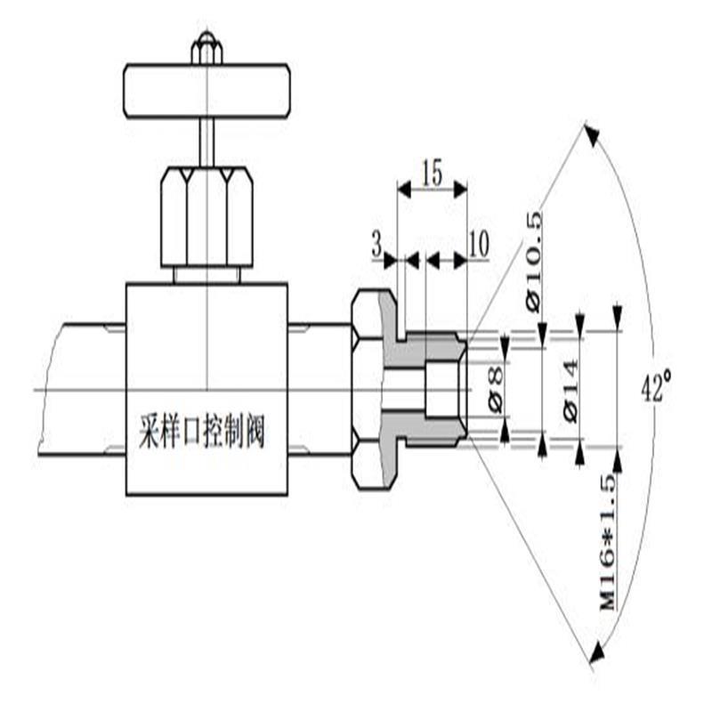 高纯氢气采样器1000ML型号:WJ77-JN3002CQ库号：M40845