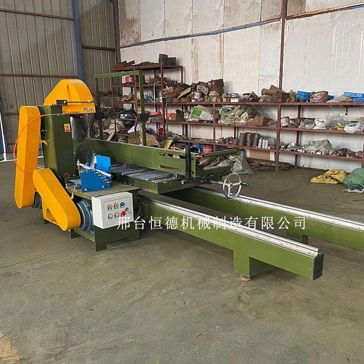 全自动大型圆木推台锯开板锯木工机械锯片原木开料机小型圆盘锯