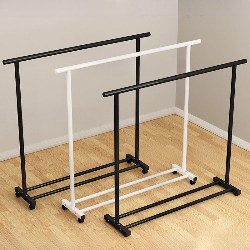 衣架落地式可移动挂衣架宿舍卧室简易家用出租屋凉衣服带滑轮