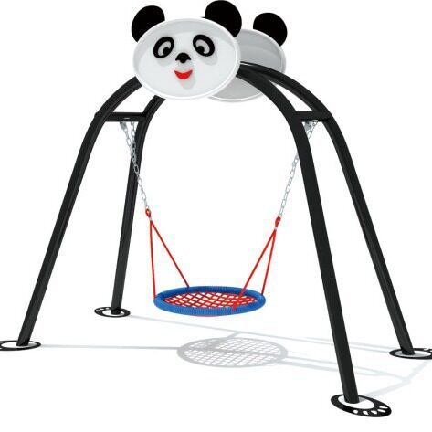 户外儿童荡秋千网红铁艺攀爬秋千幼儿园摇椅秋千架滑滑梯金属玩具