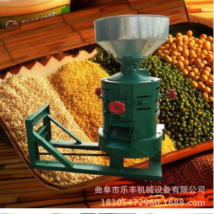 谷子脱壳机多功能脱皮制糁碾米机水稻碾米机立式砂辊碾米机