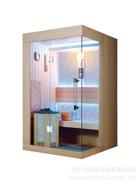 1252C远红外桑拿房光波能量家用汗蒸房别墅干蒸桑拿红雪松