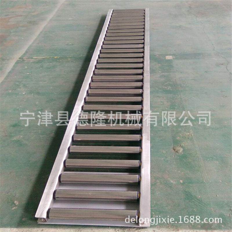 无动力不锈钢滚筒输送机转弯分流式滚筒线纸箱输送设备