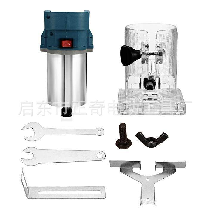 无刷锂电倒角机修边机开槽木工雕刻机开孔机电动工具木工开槽