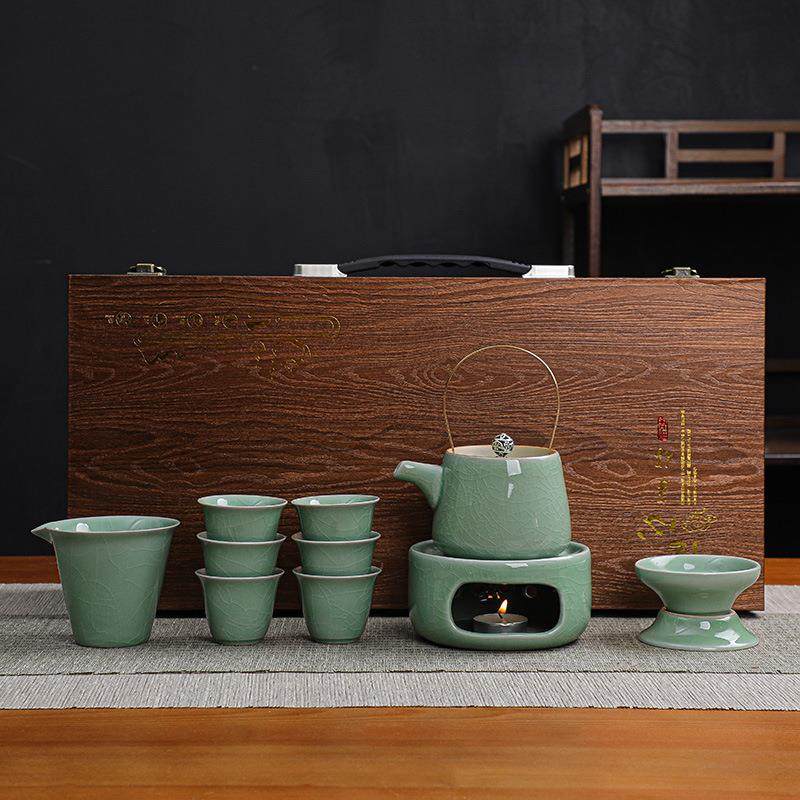 围炉煮茶陶瓷提梁壶家用防烫暖茶茶壶日式蜡烛加热底座温茶炉套装,金属材料及制品,金属加工件/五金加工件,淘宝优惠券,粉丝福利购,淘宝优惠卷