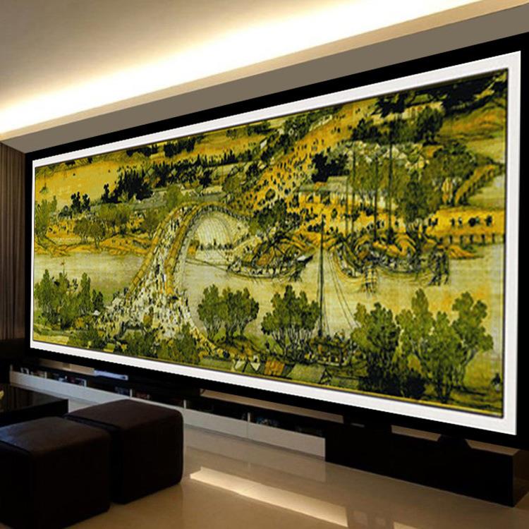 十字绣清明上河图3米6米力客厅风景名画新款自己绣