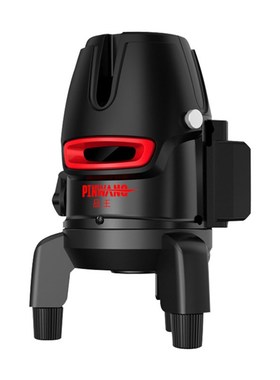 品王大头黑色高精度强光细线蓝光2/F3/5线大电池按钮键款水平仪