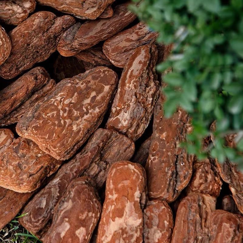 松树皮覆盖物园林绿化工程覆盖松麟树穴花M园庭院覆盖大包打磨树