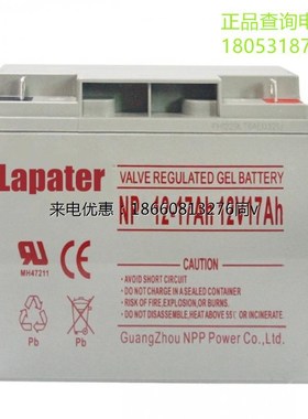 Lapater拉普特蓄电池NP1o2V7/9/17/20/24/38/40/65/100/120/150/2