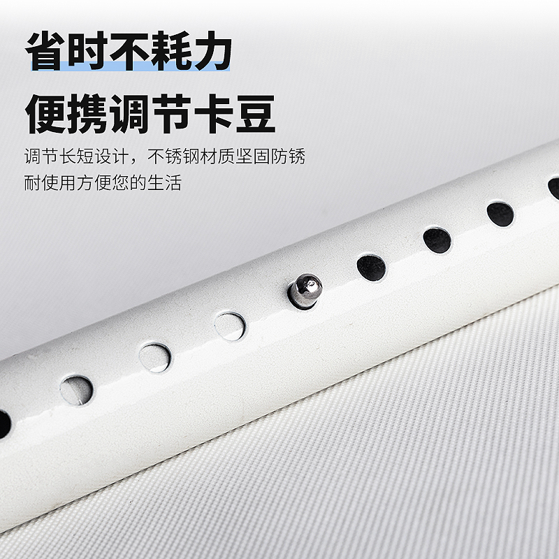 加厚免打孔伸缩窗帘杆p简易安装卧室飘H窗免钉安装晾衣杆架收缩挂