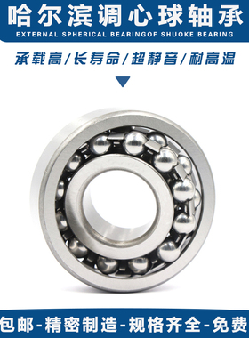 哈尔滨双列调c心球轴承1316 1317 1318 1319 1320 1322 1324 K AT