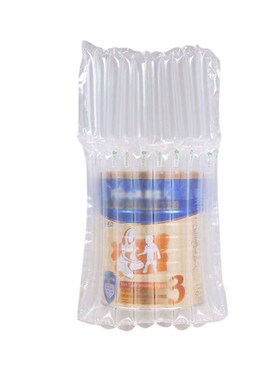 洛港65udm加厚款500个透明色12柱奶粉袋奶粉气柱袋防震包加厚快递