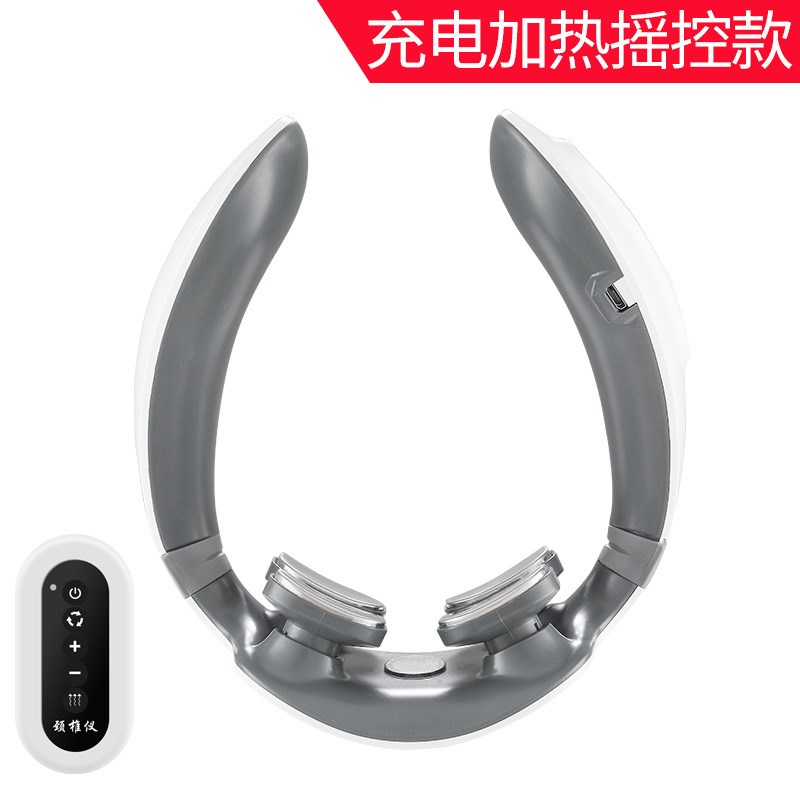 颈椎按摩器电动多功能s脖子颈部肩颈椎脉冲养护智能仪按摩仪器