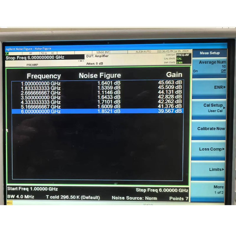 0.5-6GHz 42dB NF:1.7dB PA1dBm:17dBm SMA母 射频低噪声放大器