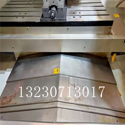 台湾大立MCV-145o0机床CNC加工中心钢板防护罩导轨Y轴钣金伸缩护