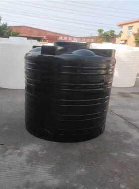 10吨塑a料水塔黑色避光吨桶10000L塑胶PE桶埋地式储水罐蓄水池