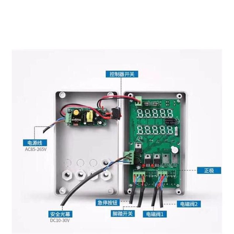 增压缸气缸智能行程时间往复控制器可编程N电磁阀气动阀门控制器