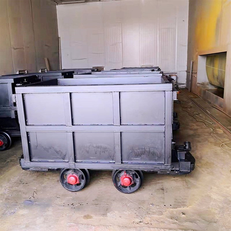 MCC1.2-6侧卸式矿车 固定式翻E斗装载设备可定制 轨道运输车