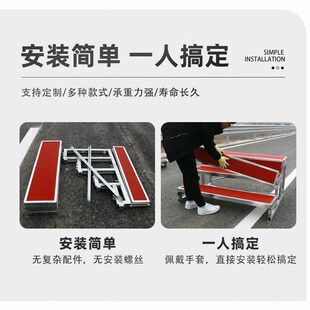 铝合金舞台合唱台台n阶三层可移动折叠踏步大合影架子校园实木站