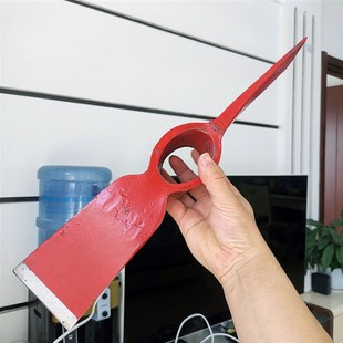 外贸锰钢十字镐双刃镐德国五金工C具洋镐刨树根冻土采药矿石开冰