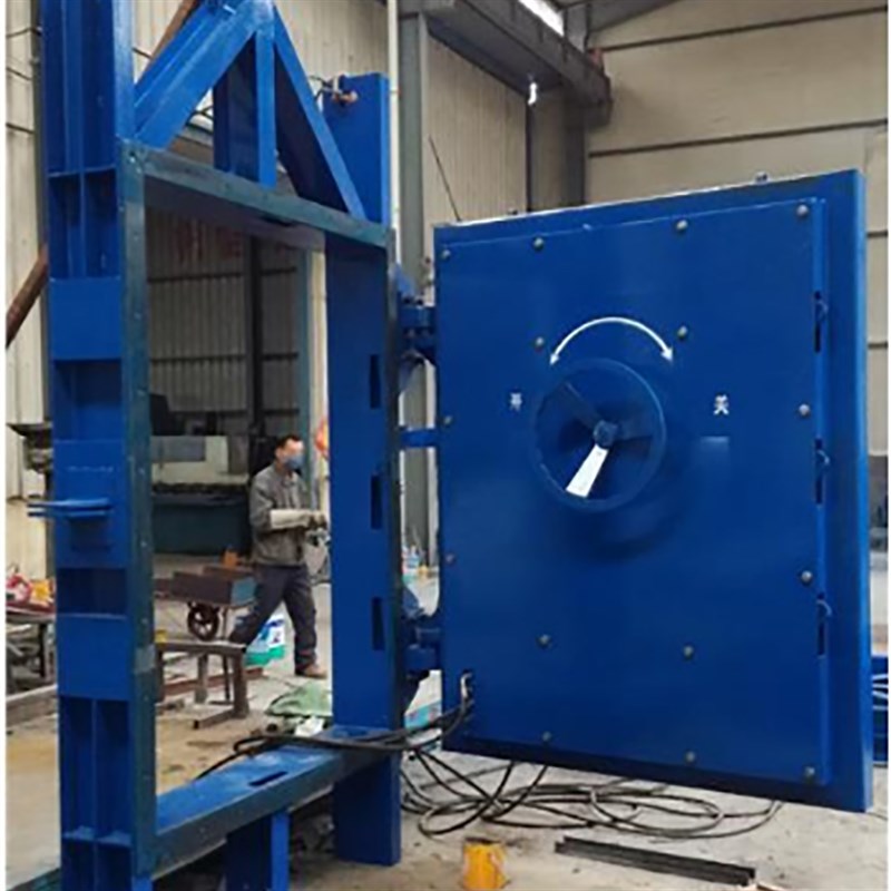 平板防水闸门 矿用m门结构新颖合理 耐高压重量轻 鸿业定制门