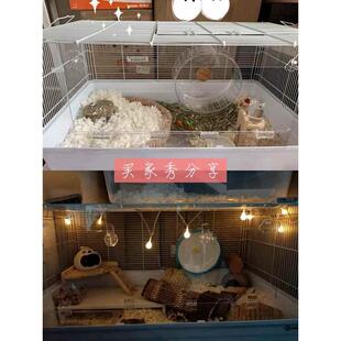 哈根猫箱笼前门改476q0门力透明仓鼠改巨整理 鸟笼亚克门门 diy