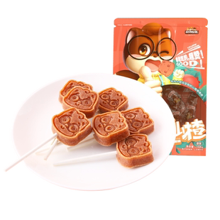 【三只松鼠_山楂棒棒糖】果丹皮山楂片儿童零食宝宝糖果无添加