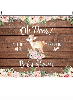 Mehofoto Rustic Wood sStyle Baby Shower Backdrop Newborn Bab