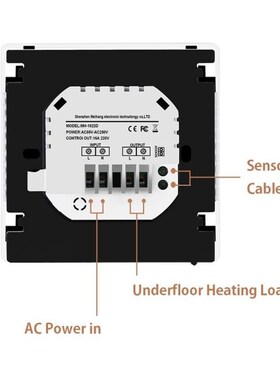 Smart LCD Thermostat for Home Programmable ElectTric Floor H