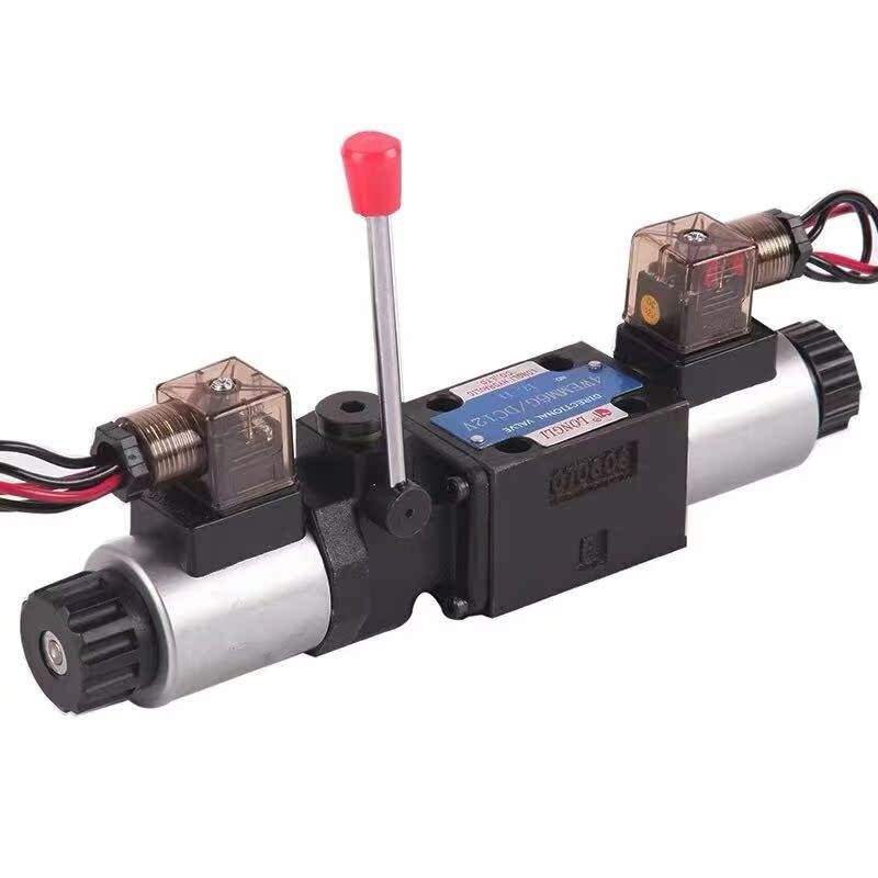 双用型电磁带手动换向阀4WEMM6E/2v4V 220V 4WEMM6G/220V 4WEMM10