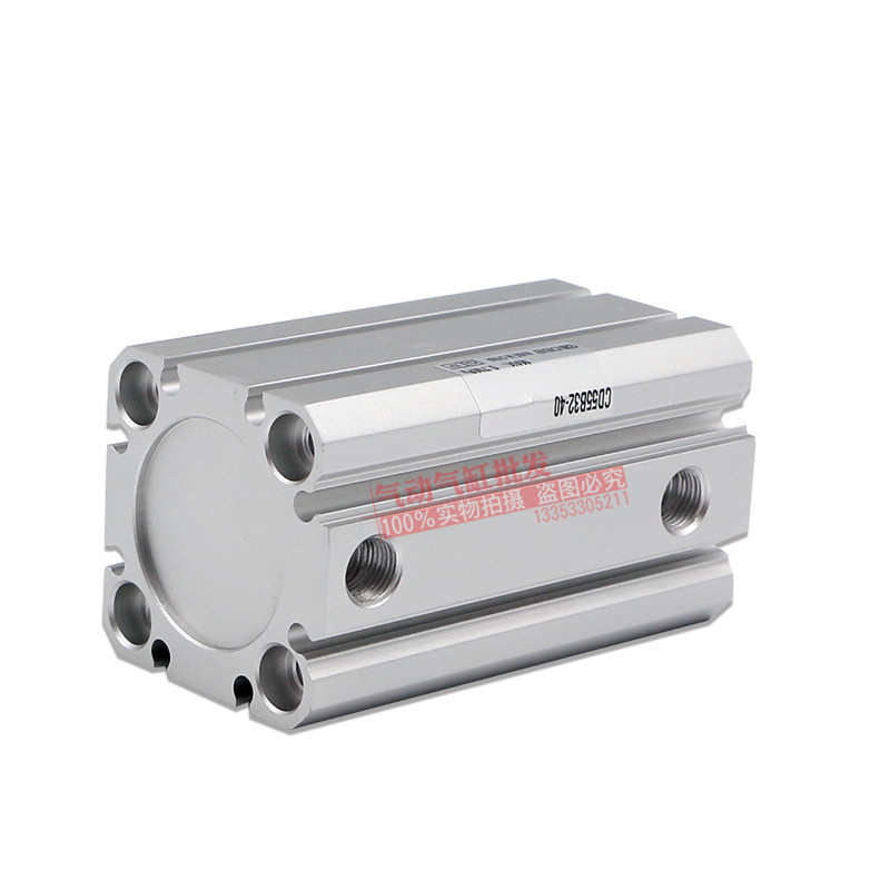 气动SMC型薄型气缸CD55B20-5-10v-15-20-25-30M-35-40-45-50M C55