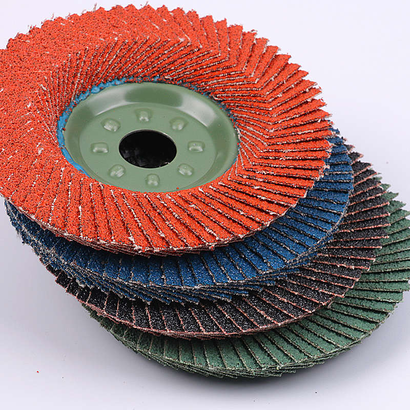 百叶片1a00 百叶轮打磨片角磨机抛光片 木工加厚型千叶轮砂布轮