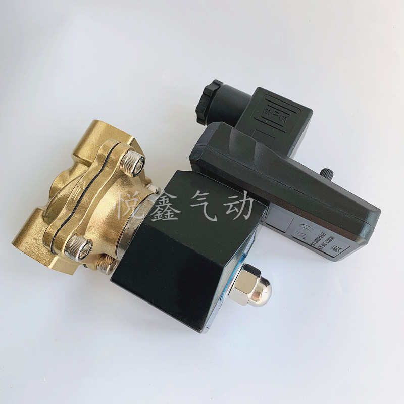 电子排水阀 6分 2W200-20 全铜DN20 定时电子排水O阀 220V 24V 12